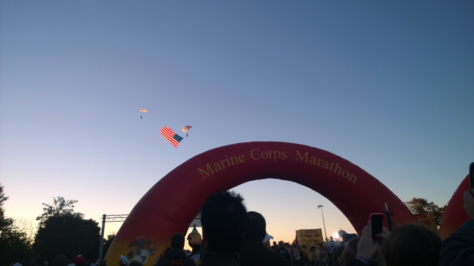 marine corps marathon start washington dc