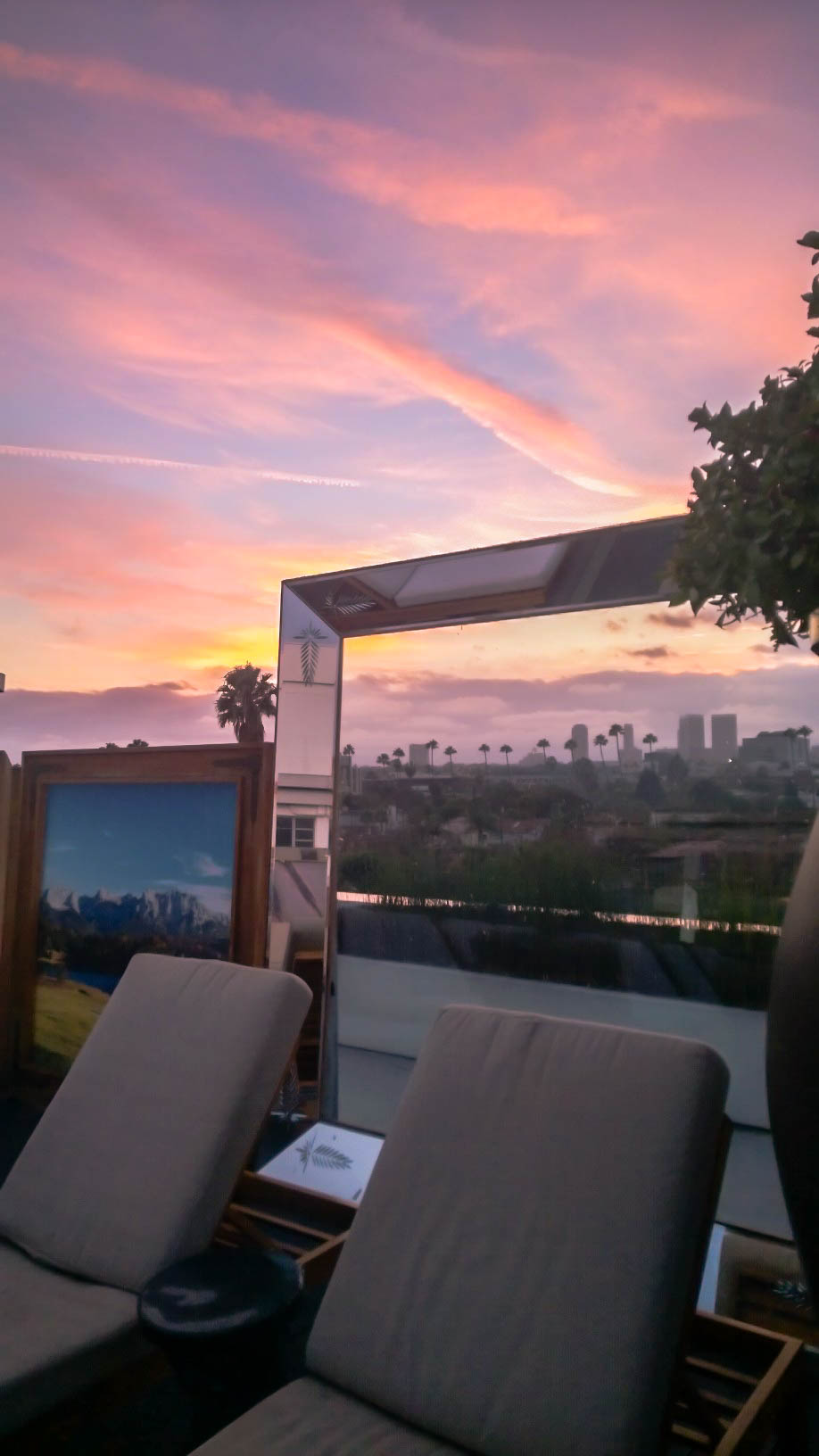 SLS beverly hills roof pool