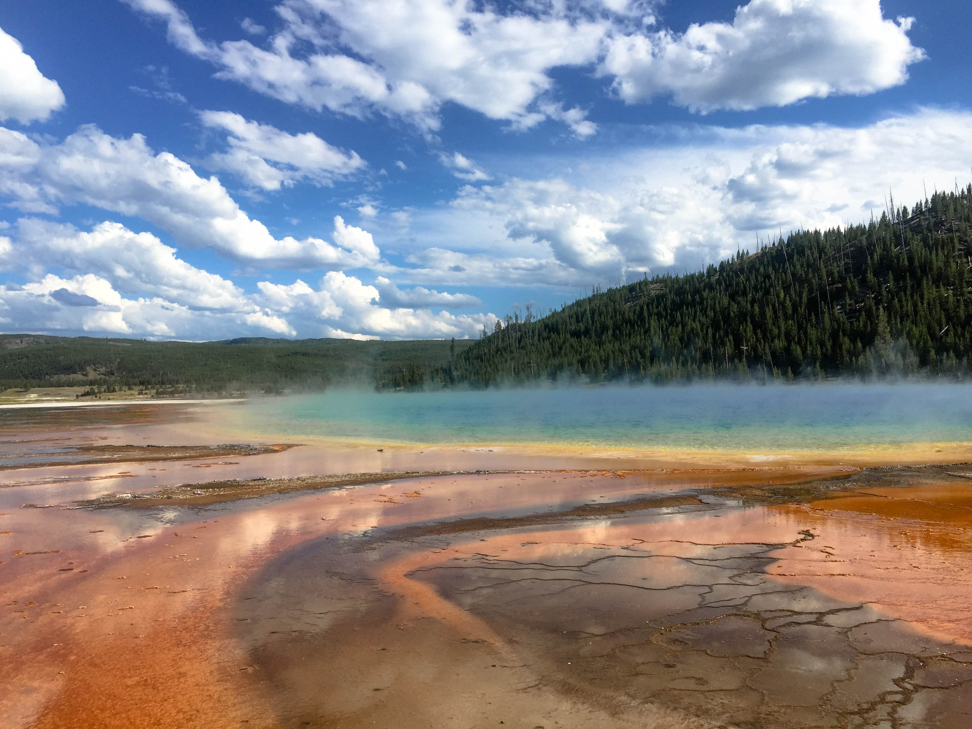 Grand Prismatic Spring in Yellowstone National Park