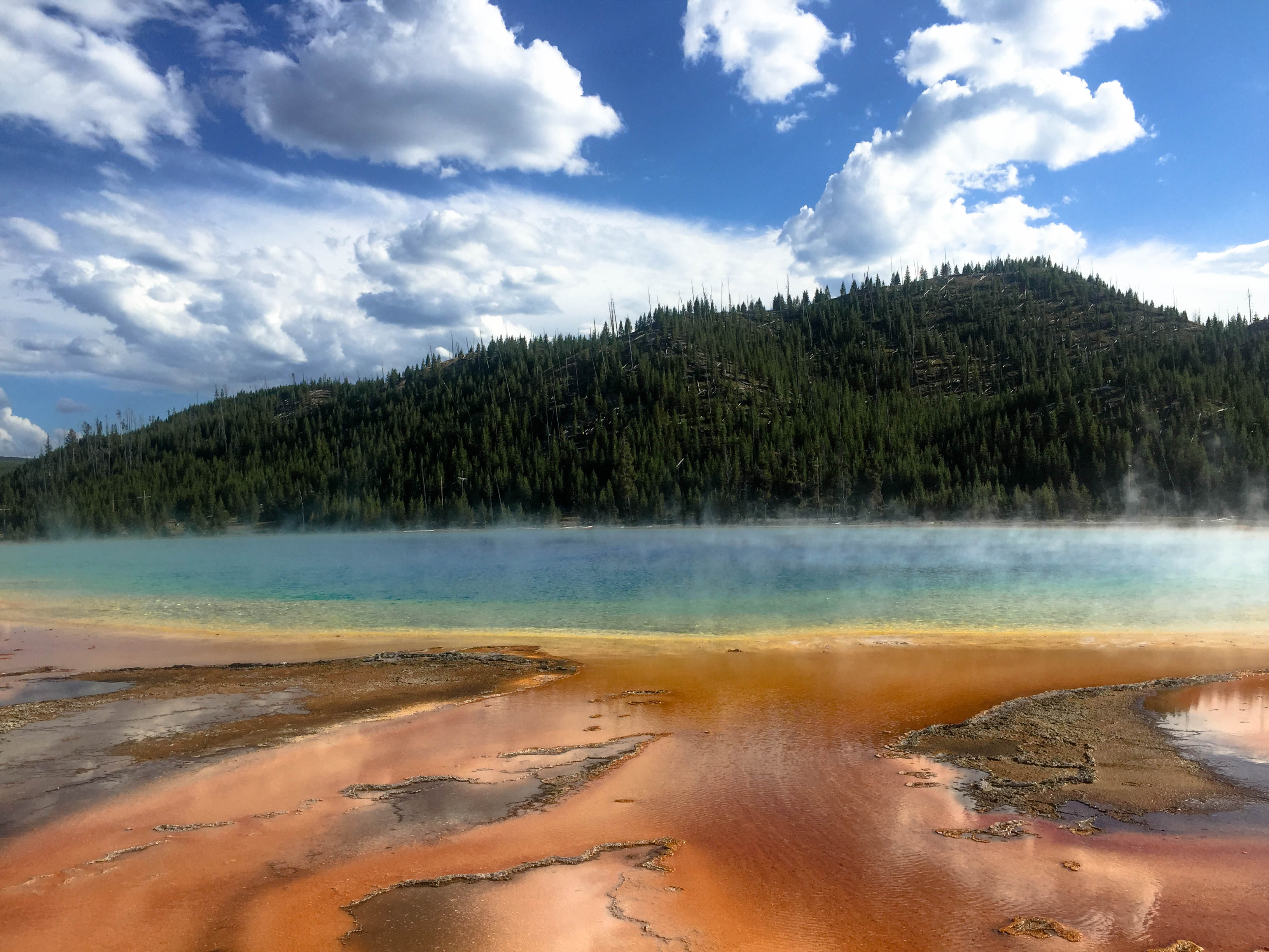 Grand Prismatic Spring in Yellowstone National Park