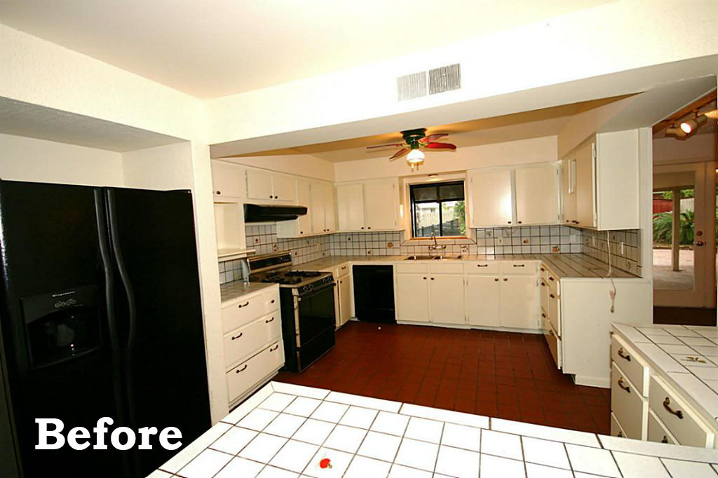 Kitchen Before - home before and after