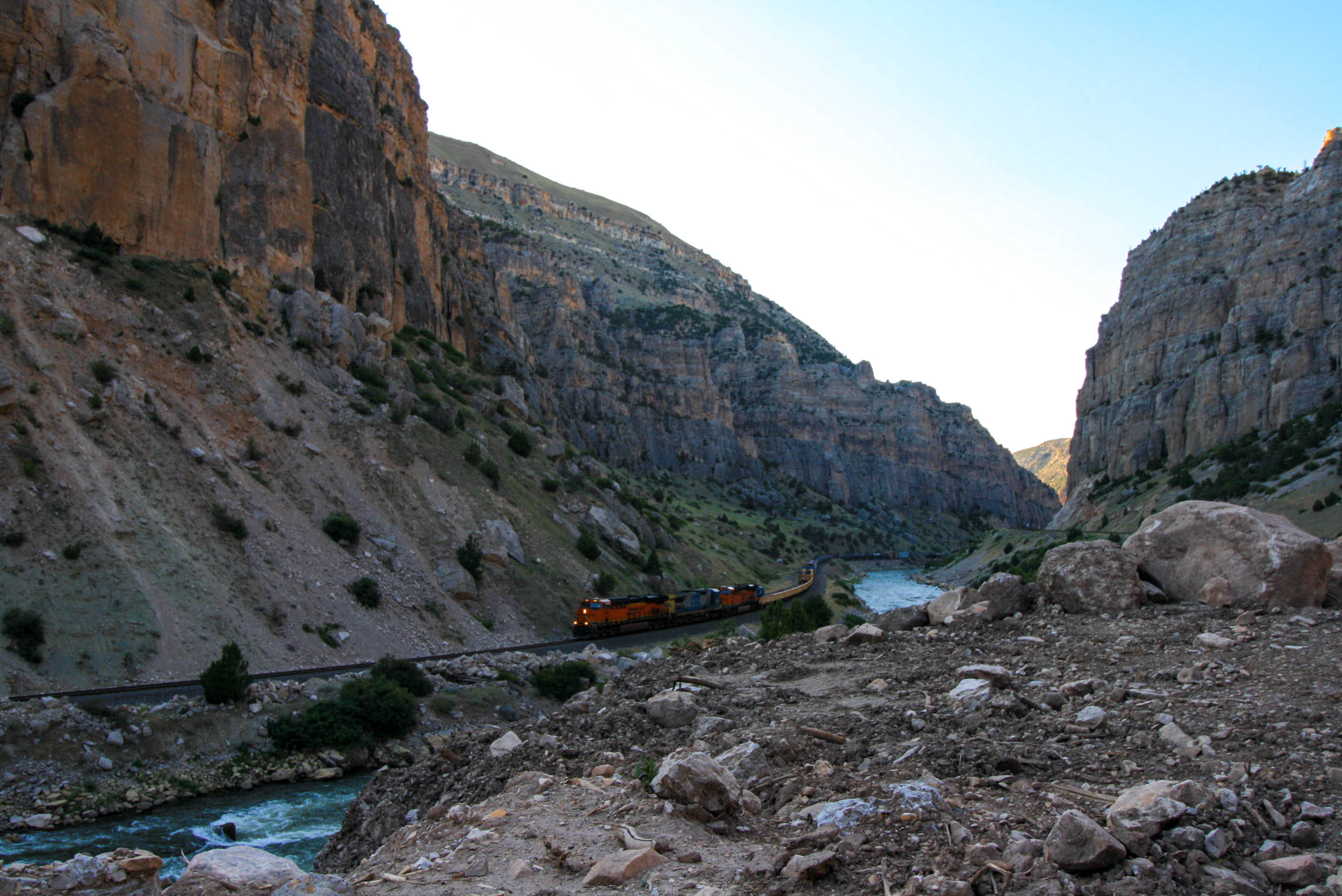 Sightings on a roadtrip through Wyoming-Train