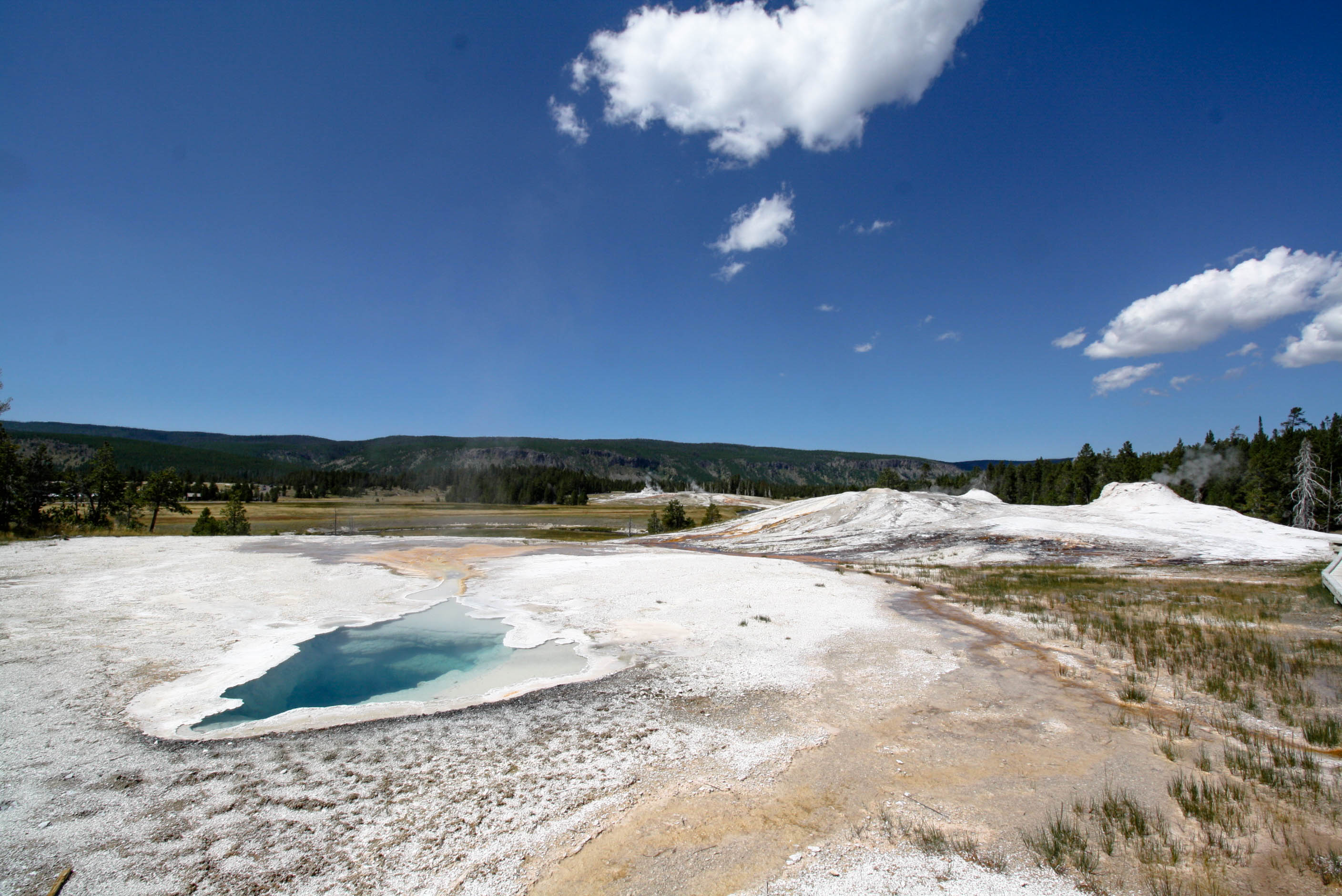 Geothermal Features in Yellowstone National Park: Springs