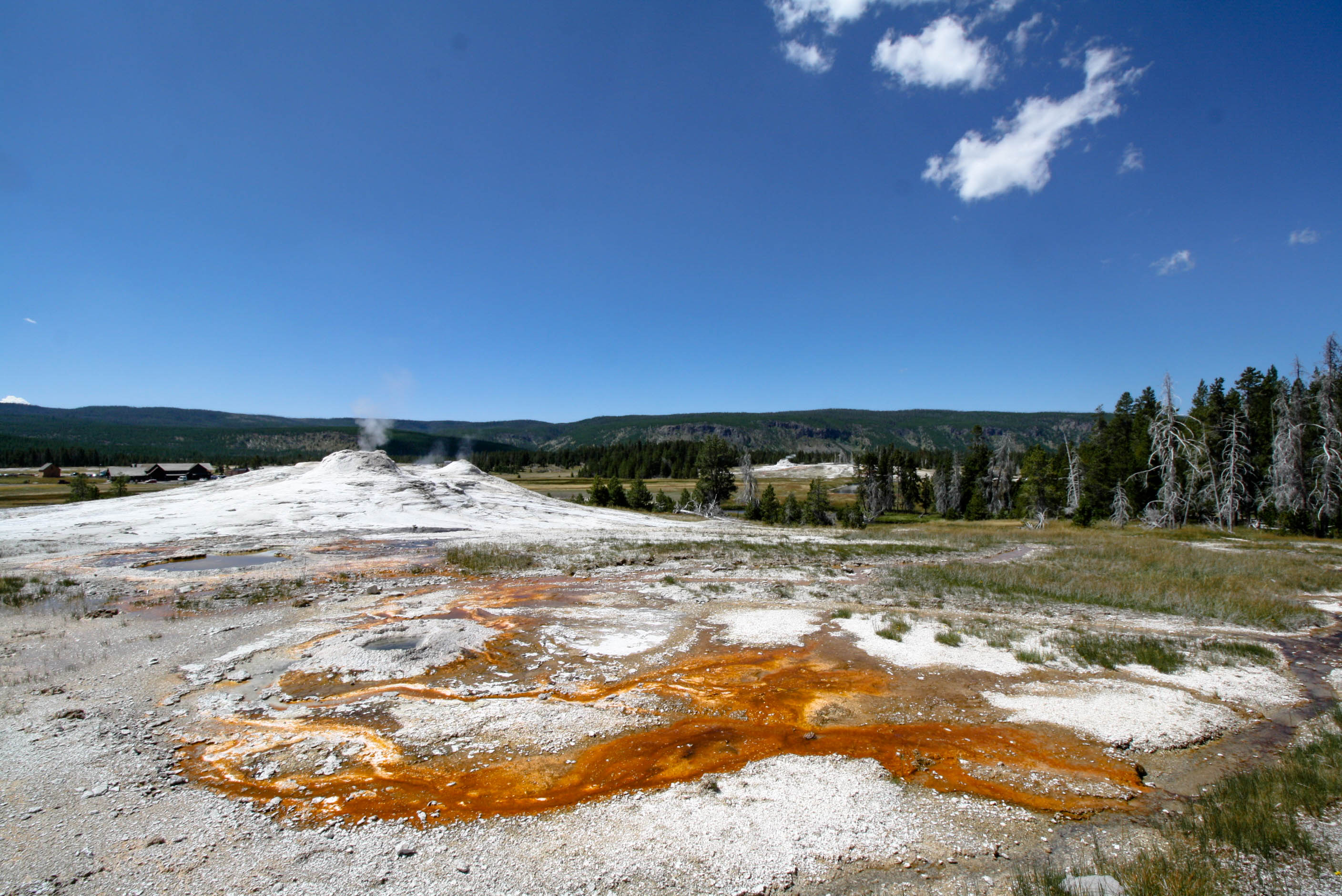 Geothermal Features in Yellowstone National Park: Springs