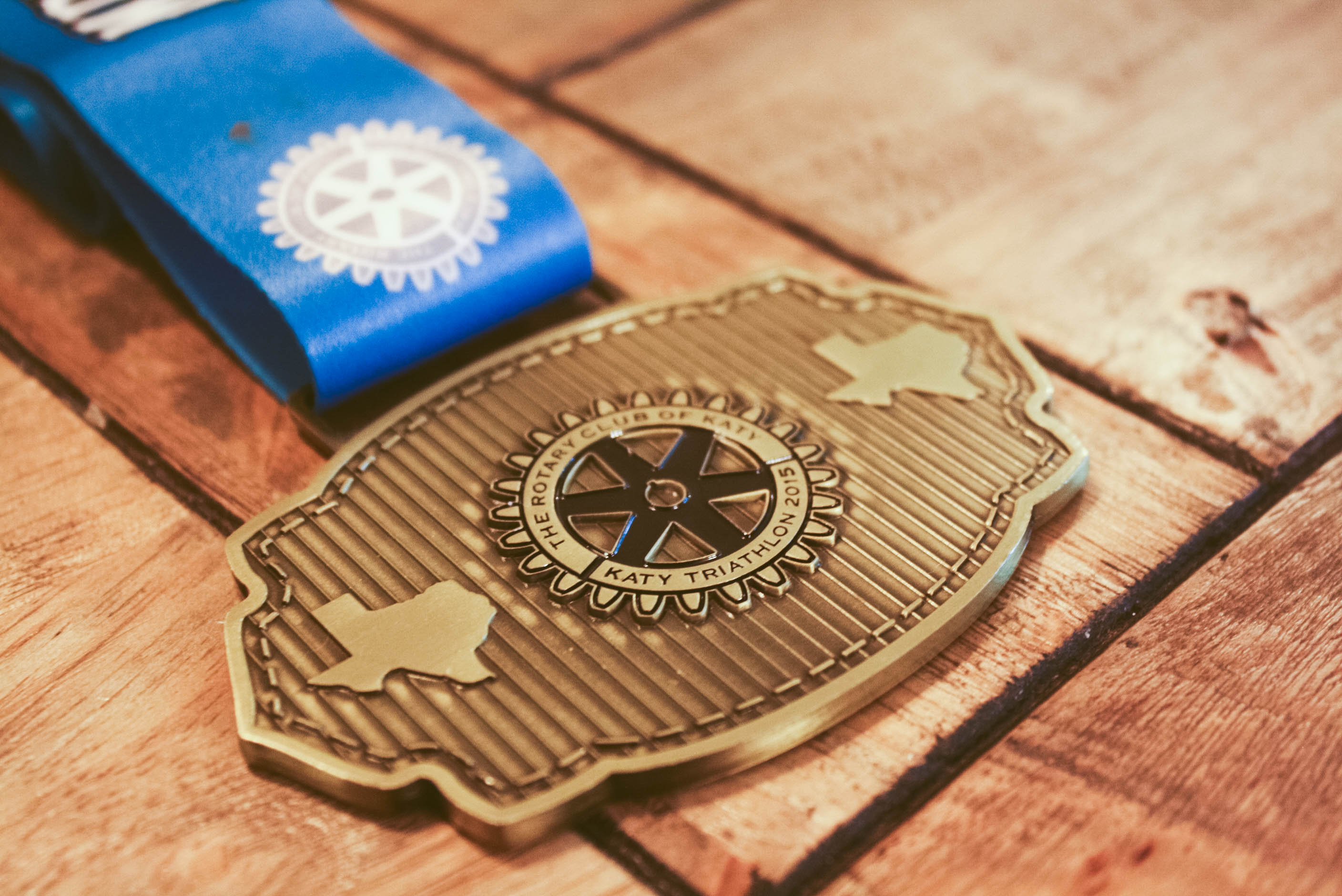 Katy Triathlon at Firethorn Texas Race Medal 2015-2