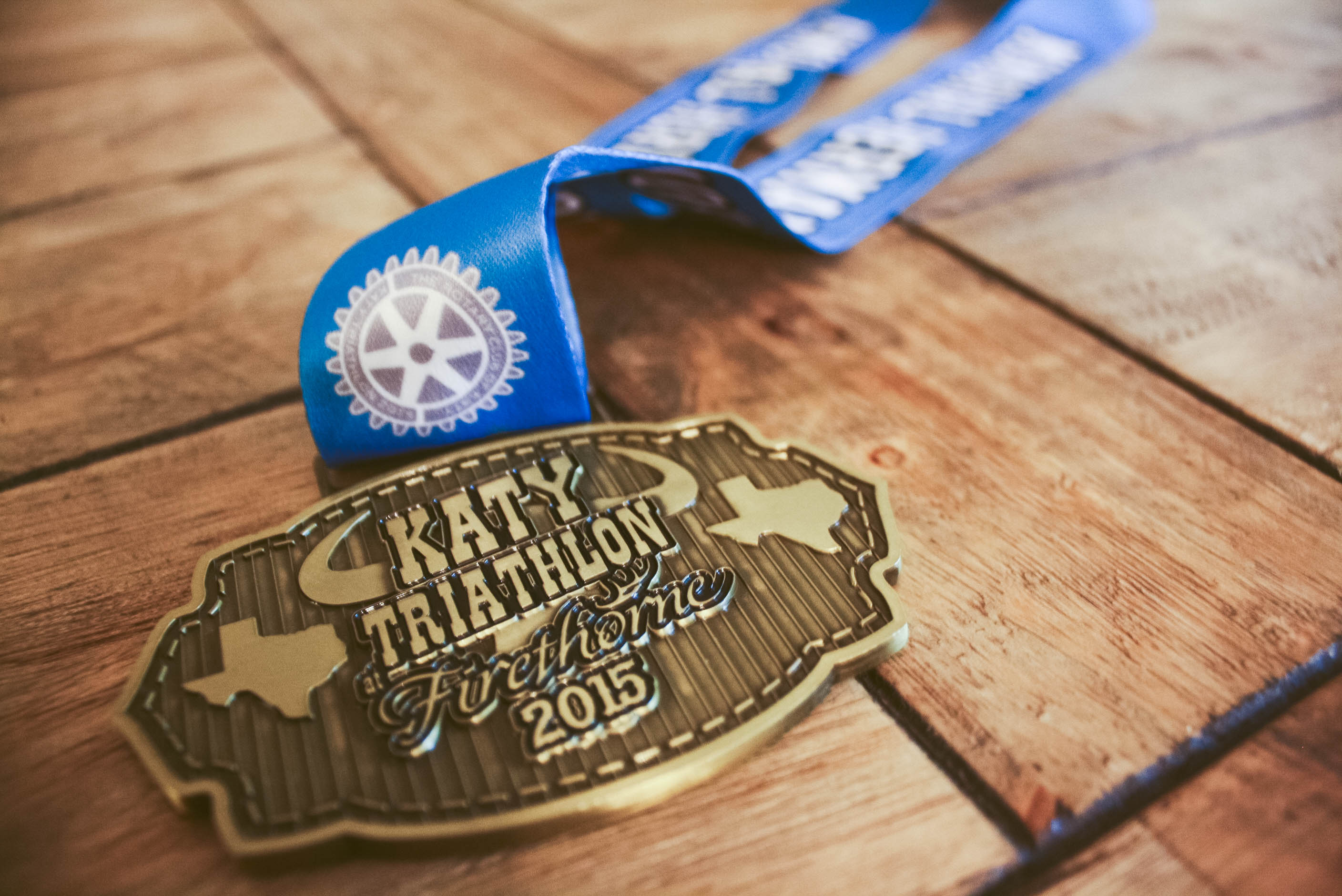 Katy Triathlon at Firethorn Texas Race Medal 2015