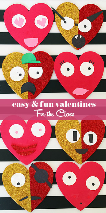 Quick and Easy Valentines for the class