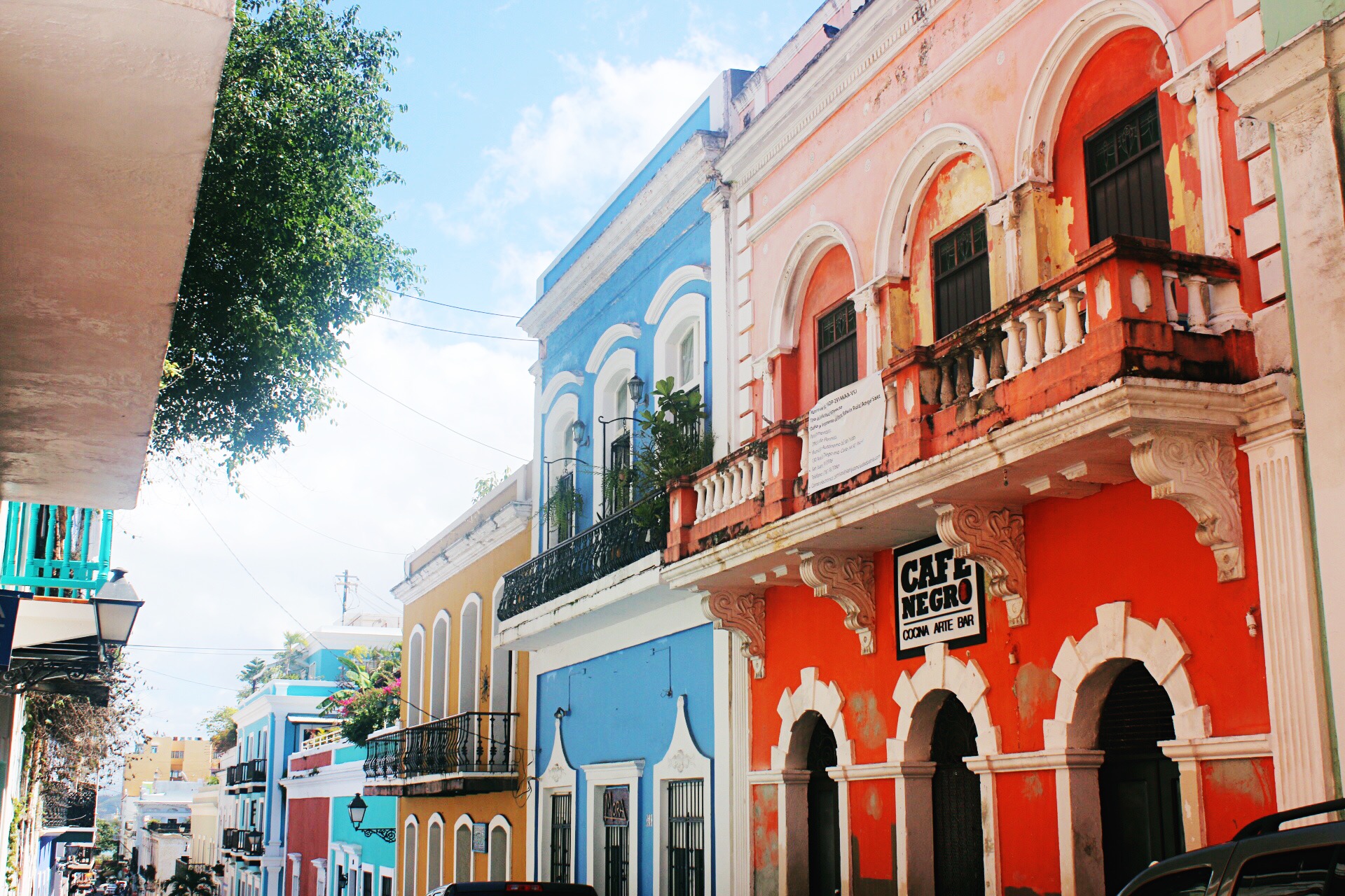 colorful streets of Old San Juan Puerto Rico