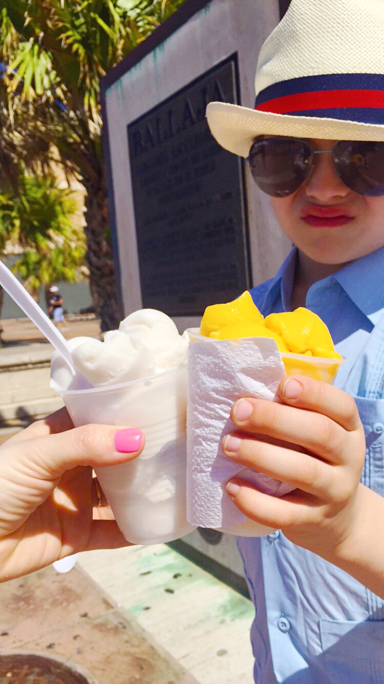 Helados in old San Juan, Puerto Rico