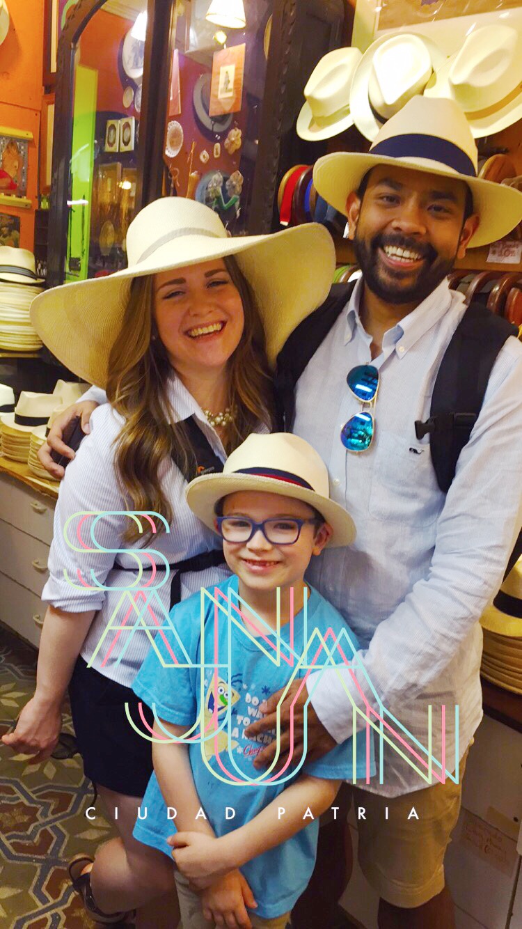 Panama hats at Ole Curiosidades in Old San Juan, Puerto Rico