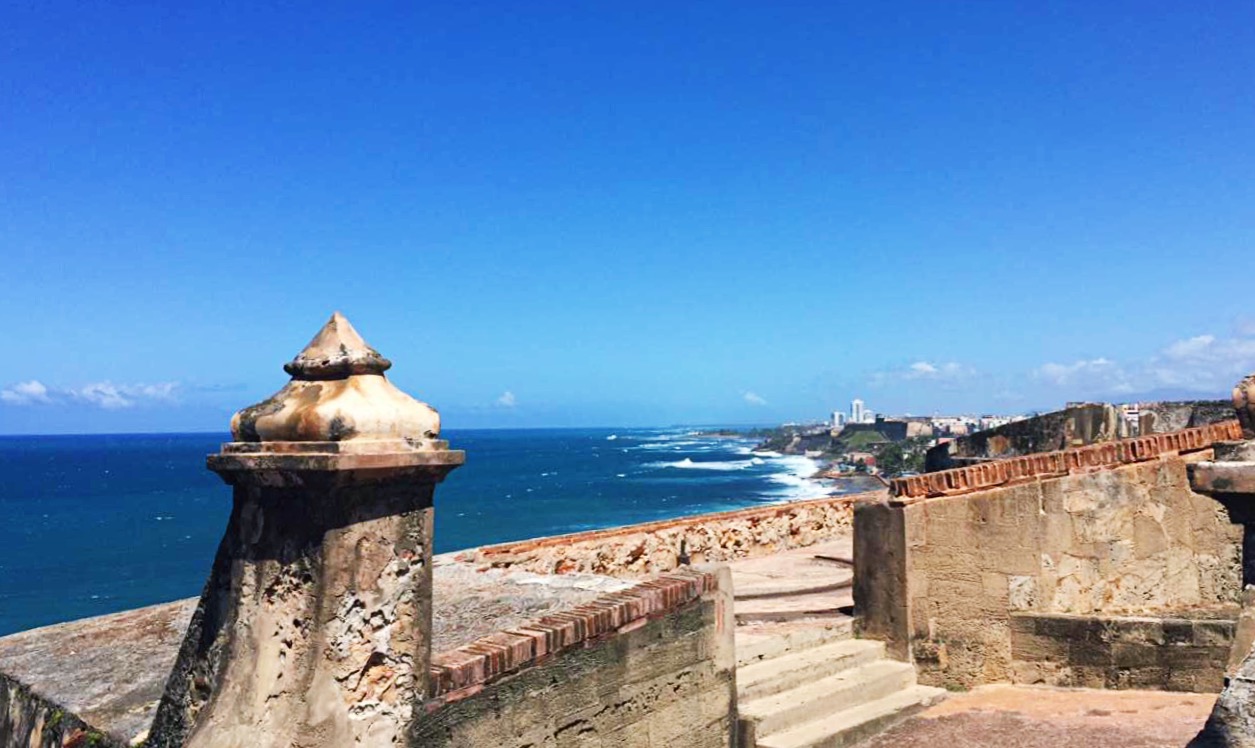 View from Castillo San Felipe del Morro in San Juan, Puerto Rico