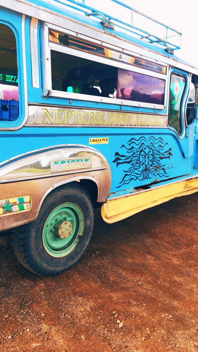 Jeepney for Neptune Dive Center in Coron Philippines