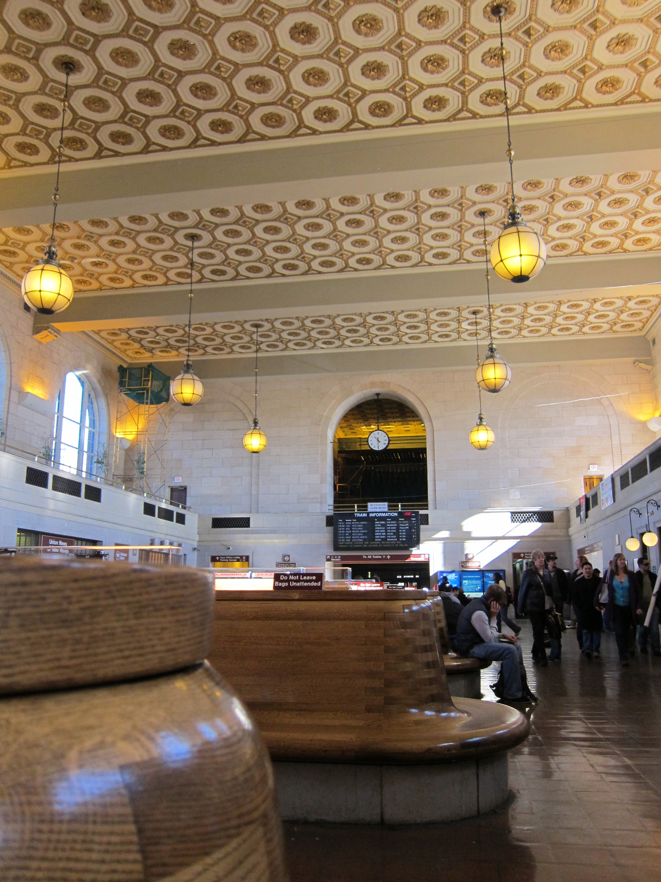 Amtrak in New Haven Union Station