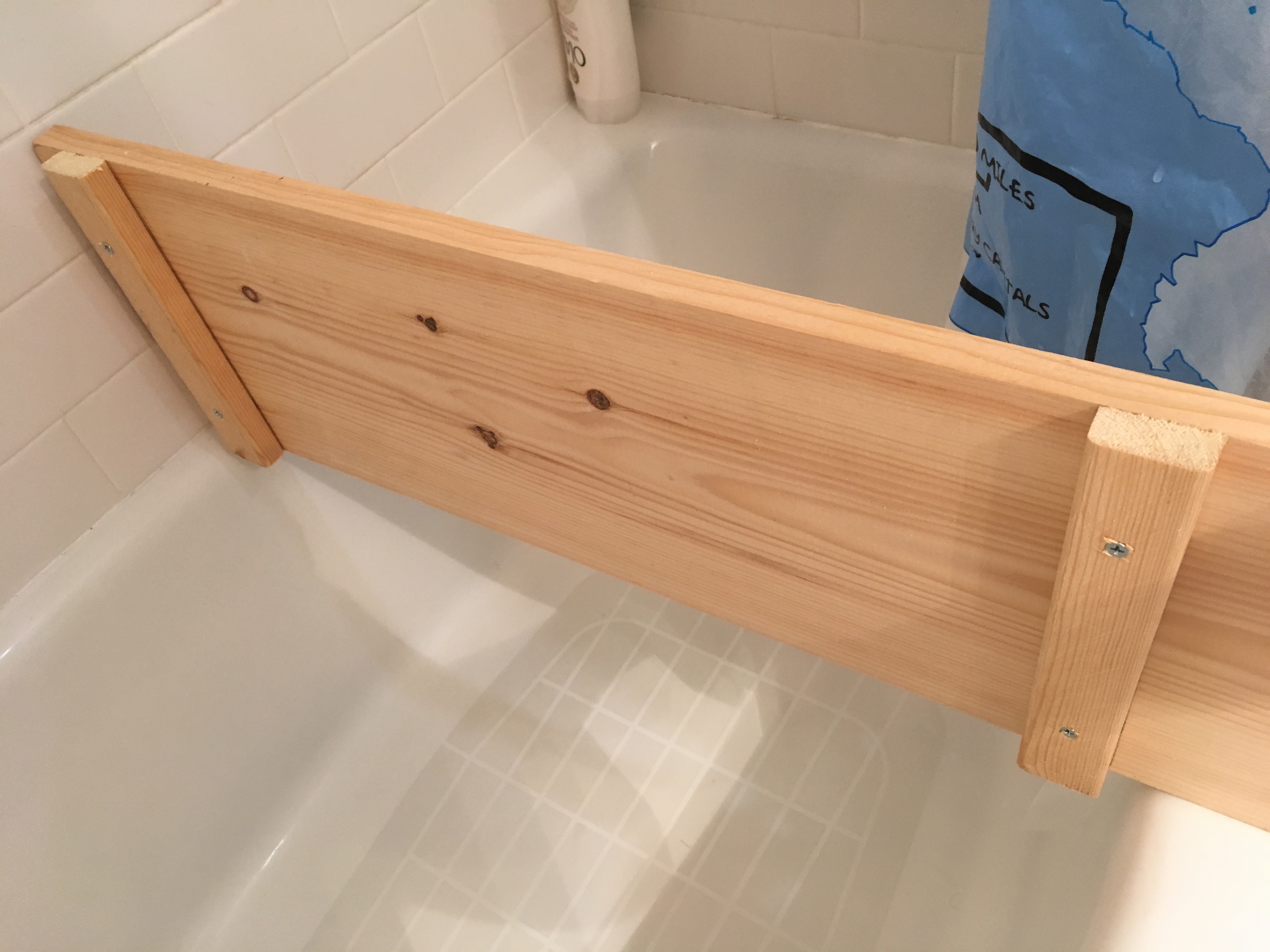 DIY bath caddy