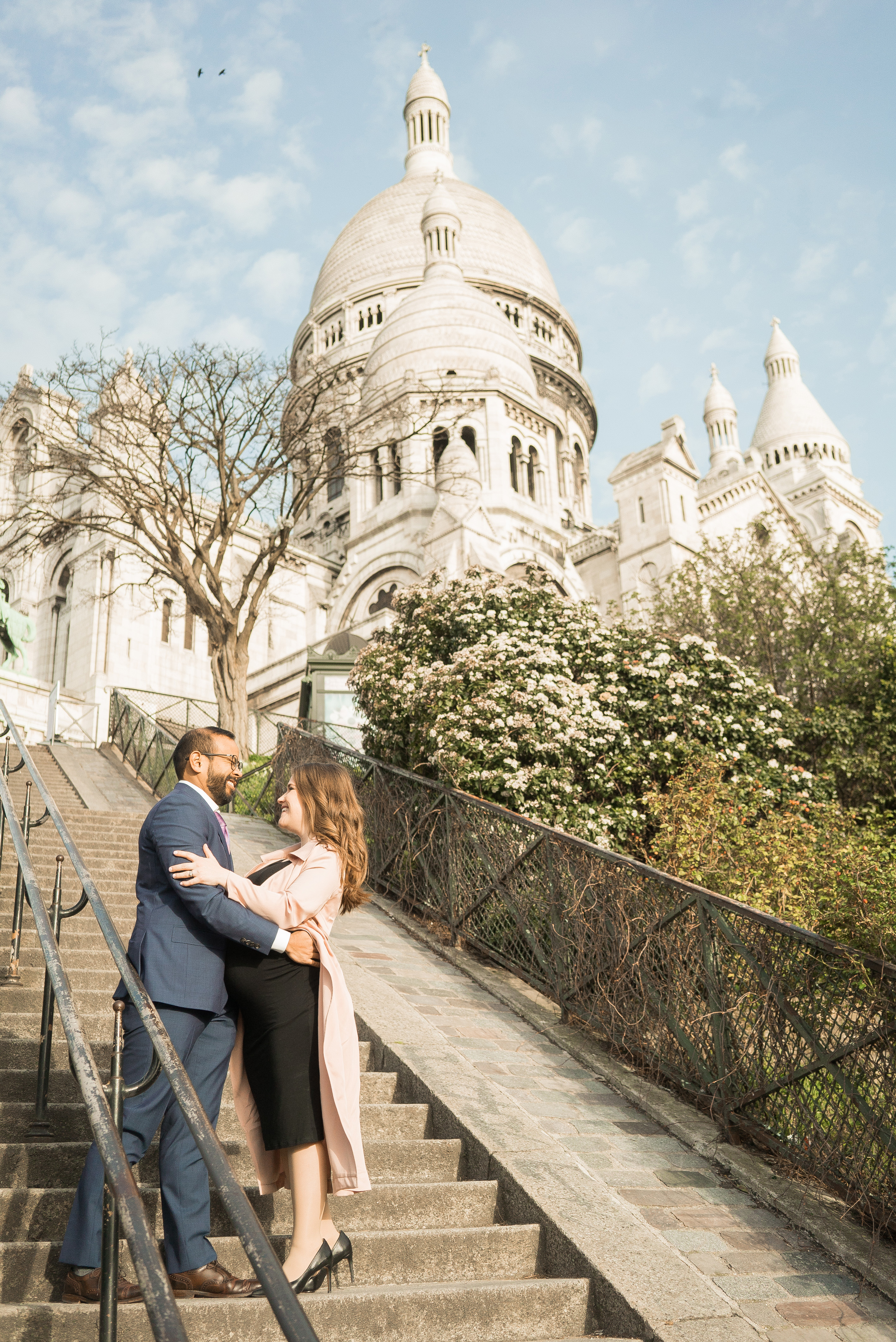 spring babymoon in Paris Sacré-Cœur April 2018